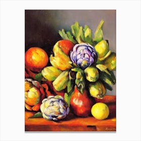 Artichoke 2 Cezanne Style vegetable Canvas Print