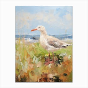 Bird Painting Seagull 1 Canvas Print