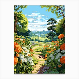 Montreal Botanical Garden Canada Illustration 4  Canvas Print