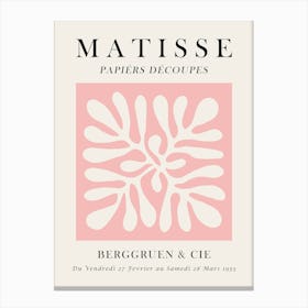 Matisse organic floral 2 Canvas Print