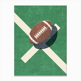 Balls American Football Canvas Print