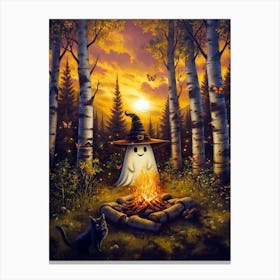 Ghost In The Woods 11 Canvas Print