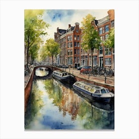 Amsterdam Canal 5 Canvas Print