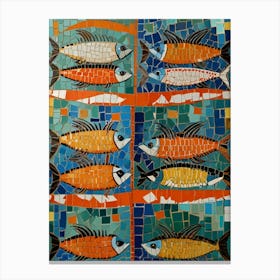 Mosaic Fish Canvas Print