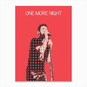 One More Night Adam Levine Canvas Print