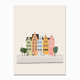 Colourful Neighbourhood Canvas Print