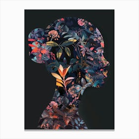 Woman'S Head 14 Canvas Print