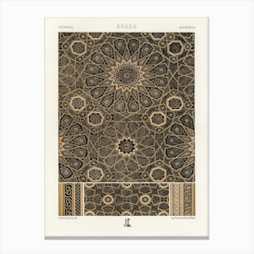 Arabian Pattern, Albert Racine Canvas Print