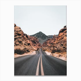 Road In The Desert 1 Canvas Print