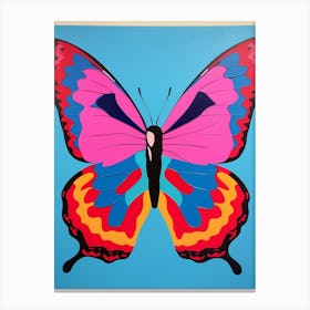 Pop Art Admiral Butterfly 4 Canvas Print