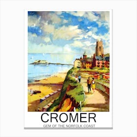 Cromer, Norfolk Coast, England Canvas Print