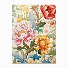 Floral Wallpaper 4 Canvas Print