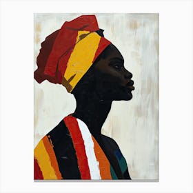 Whispering Winds Of The African Woman Canvas Print