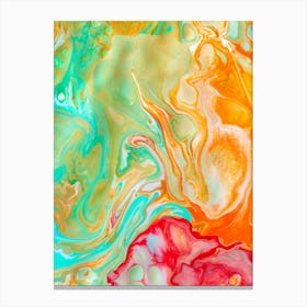 Abstract watercolor full color Canvas Print