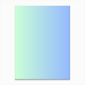Blue And Green Gradient Wallpaper Canvas Print