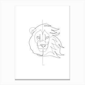 Lion 01 Canvas Print