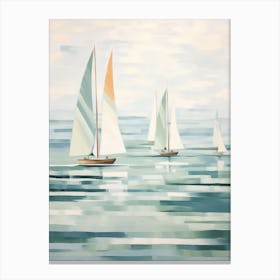 Sailboats 8 Canvas Print