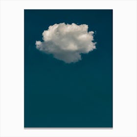 Solitary Cloud Canvas Print