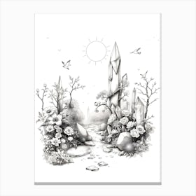 Twilight Garden Canvas Print