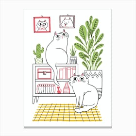 Cat Decor Canvas Print