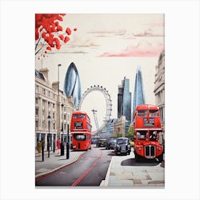 London Eye Canvas Print