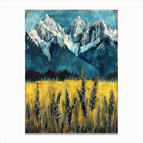 Kiwi Mountains Canvas Print