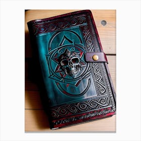 Skull Journal Canvas Print