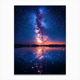 Night Sky With Milky 2 Canvas Print