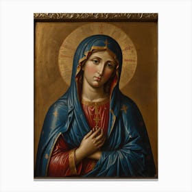 Virgin Mary 1 Canvas Print