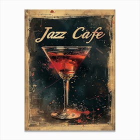 Jazz Cafe 16 Canvas Print
