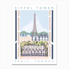 Eiffel Tower, Paris Canvas Print