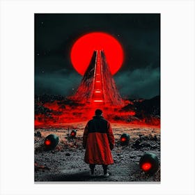 Red Sun 5 Canvas Print