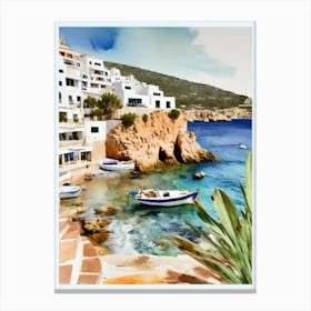 Ibiza Beach Canvas Print