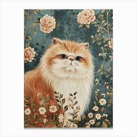 Persian Cat Japanese Illustration 1 Canvas Print