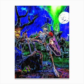 Medievil Videogame Poster Canvas Print