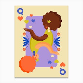 Queen Of Hearts Canvas Print
