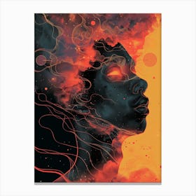 Woman'S Face 11 Canvas Print