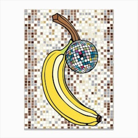 Disco Banana Canvas Print