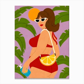 Bikini Babe Canvas Print