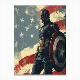 Captain America Canvas Print