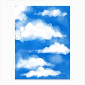 The Sky painting Canvas Print