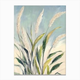 Pampas Grasses Canvas Print