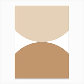 Beige And Tan Canvas Print