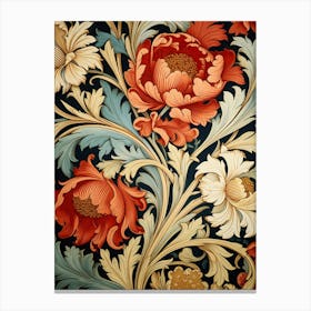 Floral Wallpaper Pattern 26 Canvas Print