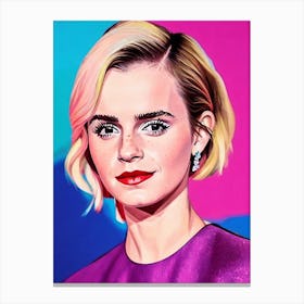 Emma Watson Pop Movies Art Movies Canvas Print