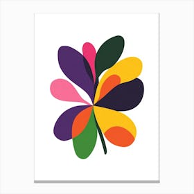 Rainbow Flower Canvas Print