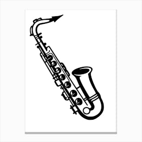 Saxophone Lienzo