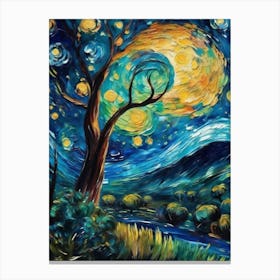 Starry Night 221 Canvas Print