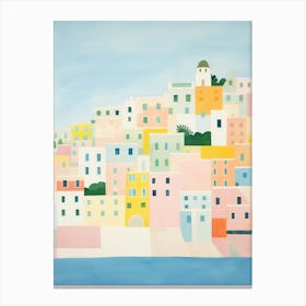 Amalfi Coast, Italy Colourful View 4 Canvas Print