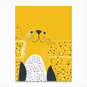 Yellow Sea Lion 3 Canvas Print